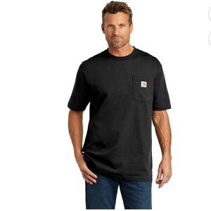 Carhartt Men's Loose Fit Heavyweight Logo Pocket Work T-Shirt